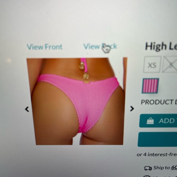 Luli fama.  Hot pink top XXL top / Meduim bottom - Picture 3 of 10